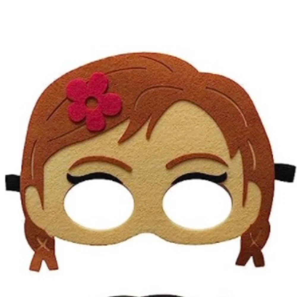 COPY - Disney Frozen’s Elsa & Anna Fun Felt Face Mask with Elastic Straps Brand…